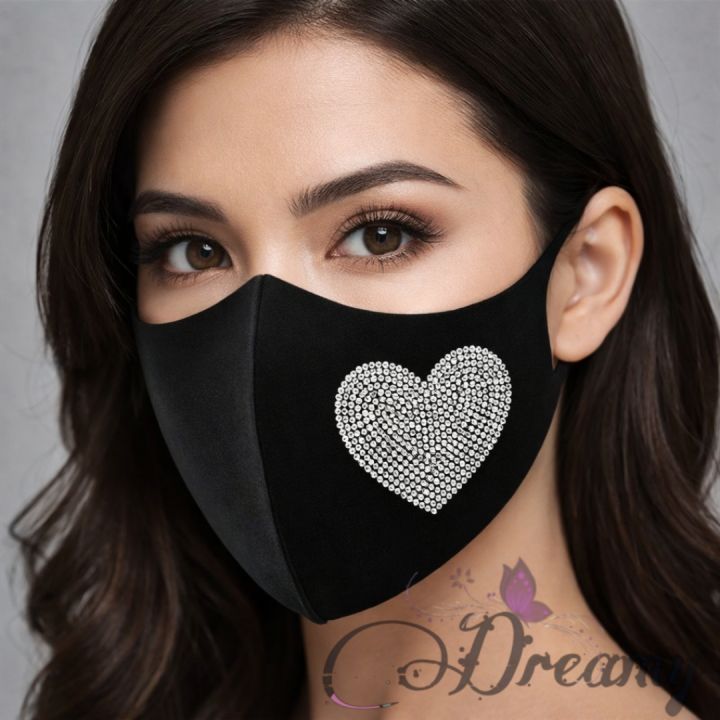 Stone%20Design%20Black%20Coloured%20Fashionable%20Face%20Mask%20for%20Girls%20Women%20Fashion%20-%20Image%202