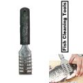 Fish Scale Scraper Tools wiyh plastic handle Black D- 1 Piece. 