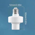 Tuya WIiFi BL E27 Socket Smart Light Bulbs Adapter Lamp Holder Base Kitchen Bedroom Light Switch Alexa Google Home Voice Control. 