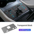 For BYD Song Plus EV DMI 2024 2023 2025 Central control button silicone pad Paint protection pad Car interior accessories. 