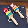 Ball String Cup Wooden Toss and Catch Game Hand Eye Coordination Educational Toys Novelty Fun For Teens Kids Boys Girls. 