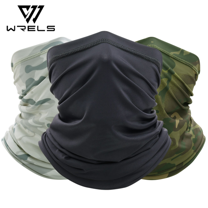 Summer  Bandana Camo Breathable Cycling Hunting Face Mask Running Hiking Skiing Sports Neck Gaiter Scarf Bicycle Men