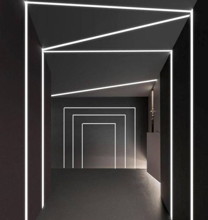 LED 50cm Aluminium Channel for Led Strip V/U Shape Aluminum Profile ...