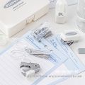 Mini Puncher Stapler Staple Hole Tape Machine Set Ins  Multifunction Scrapbook Tool Box Back To School Student Supplies. 