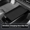 LUCKEASY for Toyota Camry 2025 Anti-skid Pad Car Phone Wireless Charging Non-slip Pad Models Silicone Auto Accessories. 