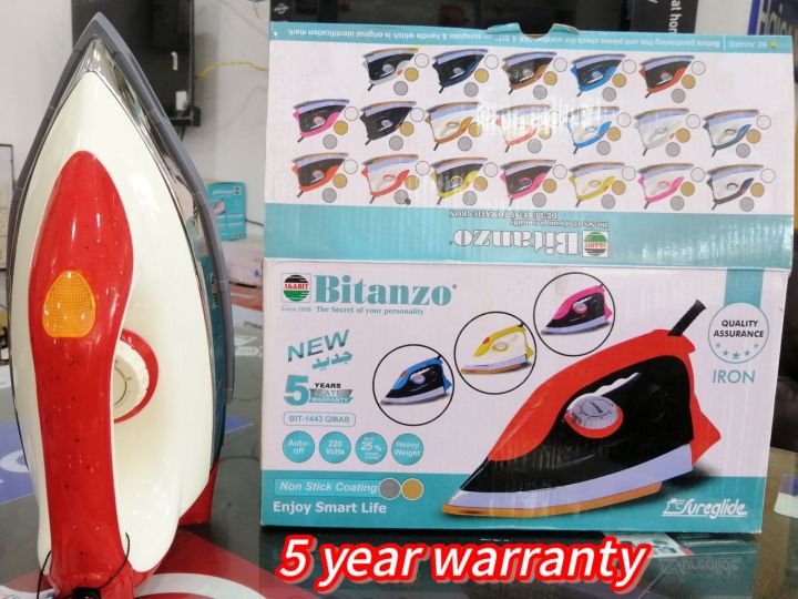 Bitanzo iron BIT-1443QMAB / High Quality Iron / Iran Press cloth and save electricity / Imported iron heavy weight