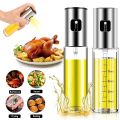 Barbecue Glass Mixing Condiment Bottle Vinegar Soy Sauce Spray Oiler Seasoning Condiment Bottle kitchen set Oil Dispenser.