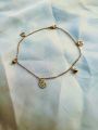 Gucci anklet( payal ) premium quality stainless steel material gold colour tarnish free. 