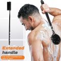 A four-piece bath brush set that can be used for back, face, body and head massage.. 
