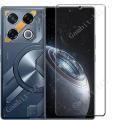 GT 20 pro Hd white Matte glass protector fixable scratch less with front camera punch Hole 3pices Infinix GT 20 pro. 