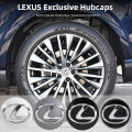 4Pcs Car Wheel Center Hub Caps Cover Accessories For Lexus FSPORT GS GX IS LS LX CT LC RC LBX NX RX 350h 450h ES UX 300e GX460. 