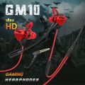 Gm10 earphones online learning gaming headphones noise canceling gaming headphones HD good sound with mic talking crisp. 