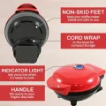 MINI Maker Waffle 4" Cooking Surface Non-Stick 350W. 