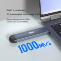 CoolFish M. 2 Mobile Solid State Drive Boxes Supports NVMe Protocol 4TB USB3.2 GENG2 Type-C 3.2GENG2 10Gb SSD Case for Mac OS. 