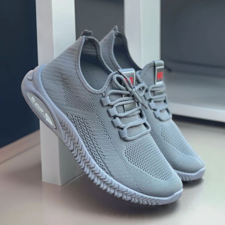 Grey Sketchers - High Quality Shoes For Men’s, Grey Sneakers For Mens Soft & Comfortable