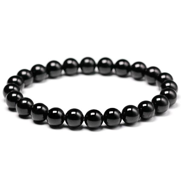 Black Beads Bracelet | Black Beads Strectchable Bracelet For Boys & Girls | Black Bracelet | Trending Bracelets | Black Colour Bracelet For Boys | Fashinable Black Bracelet |