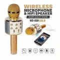 Microphone Bluetooth Wireless Karaoke Speaker Handheld Mic Ktv Party Player Portable Kids Gift. 