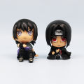 New 9cm Naruto Anime Figure Uzumaki Naruto Kakashi Uchiha Sasuke Itachi Cute Toys Q Figurals Action Figurine Model. 