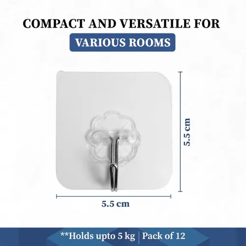 Transparent%20Self%20Adhesive%2010%20pcs%20Hanger%20Hooks%20Heavy%20Duty%20Wall%20Hooks%20for%20Kitchen%20Bathroom%20Home%20Storage%20Organizer%20-%20Image%203