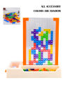 3D Blocks Puzzle Toys, DIY Intelligent Colorful Plastic Blocks Game Transparent Brain Teaser Toy for 8+ Boys and Girls. 