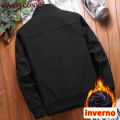 Thick Warm Men's Winter Jacket Thermal Fleece Casual Jackets for Men Autumn Outwear Windproof Parka Coat Business Office Coat. 
