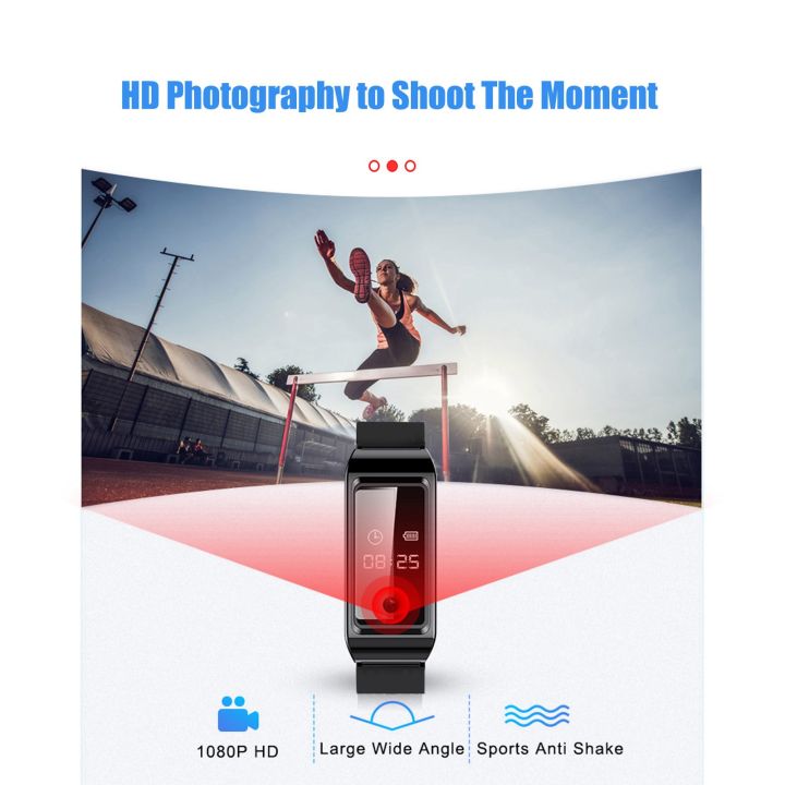 Camera%20Recorder%20Watch%20Recorder%20Watch%20HD%20Noise%20Reduction%20Voice%20Activated%20Sweat%20Proof%20Camera%20Recorder%20Bracelet%20for%20Meeting%20Speech%20-%20Image%205