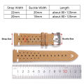 Premium Genuine Leather Strap 20mm 22mm Quick Release Oil Wax Discoloration Cowhide Leather Watchband Business Men Women Straps.