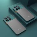 Luxury Matte Transparent Phone Cover For Xiaomi POCO X6 Pro 5G Case Redmi Note 13 12 11 4G 10 9 Thin Shockproof Bumper Case.