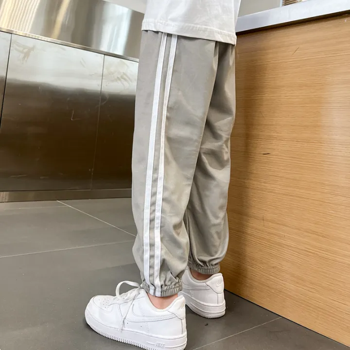 1/3%20Pieces%20Children's%20summer%20solid%20color%20basic%20sports%20pants%20boys%20casual%20Joker%20elastic%20waist%20girl%20sweet%20and%20lovely%20mosquito%20pants%20-%20Image%203