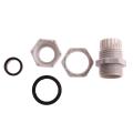 10Pcs Waterproof Cable Gland Cable Entry IP68 PG7 for 3-6.5mm PG9 PG11 PG13.5 PG16 PG19/21 White Black Nylon Plastic Connector. 