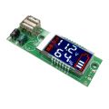 LCD Display Voltage Energy Meter Electric Quantity Monitor with USB Interface for Testing 12.6V 3S Lithium Battery. 