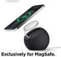 Desk Ball Shape Magnetic Silicone Charging Holder for Magsafe Apple IPhone 15 14Pro Mac Safe Wireless Charger Dock Station Stand. 