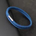 Noter New Arrival Mens Rope Bracelet 4mm Nylon Double Layer Lucky Thread Braclet Nickel Black Detachable Buckle Gift For Him. 
