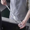 Foldable Long Handle Bottle Cleaning Brush 360° Rotating Soft Bristles for Glass, Milk, Tea & Wine Bottles, Deep Cleaning Cup Scrubber, Reusable Kitchen Sink Tools, Flexible Bendable Brush for Water Bottles, Tumblers, Mugs, Jugs & Glassware. 