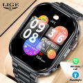 LIGE Smart Watch Men 2026 Full Touch Screen Smart Watches Heart Rate Blood Oxygen Health Monitoring Waterproof Smartwatch hombre.