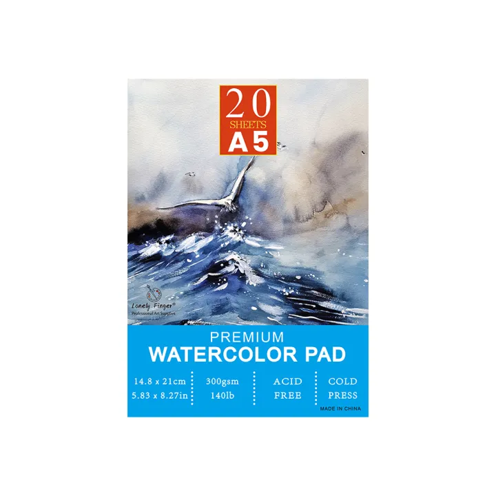 Watercolor%20Paper%20A3/A4/A5%20300gsm%20-%20Professional%20Artists%20Water%20Colour%20Pad%20with%2020%20Sheets%20-%20Art%20Paper%20for%20Mixed%20Media%20Drawing%20-%20Image%207