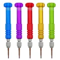 Watch Repair Screwdriver Handle 5 in 1 Alloy Magnetic Disassemble Open Repair Screwdriver Tool Set for Cell Phones Eletronic Dev. 