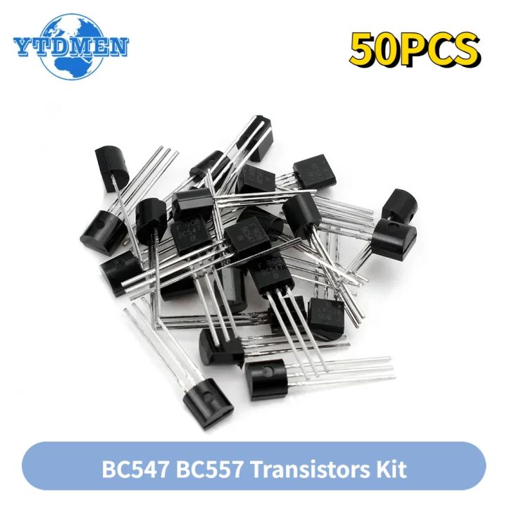 50pcs%20Transistors%20BC547%20BC557%20Each%2025pcs%20BC547B%20BC557B%20NPN%20PNP%20Triode%20Transistor%20DIY%20Electronic%20Kit%20-%20Image%205