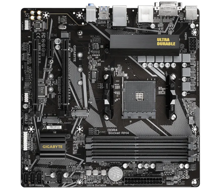 GIGABYTE%20New%20B550M%20DS3H%20Micro-ATX%20AMD%20B550%20DDR4%204733(O.C.)MHz%20M.2%20USB%203.2%20128G%20%20Double%20Channel%20Socket%20AM4%20Motherboard%20-%20Image%203