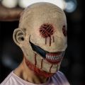 1PC Blood Halloween Mask Scar Eyed Mask Horror Evil Scary Full Face Mask For Halloween Holiday Party Masquerade Decorations. 