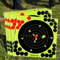 100-10PCS 8-inch Splatter Target High Visibility Adhesive Shooting Target Stickers Reactive Hunting Shooting Training Paper. 