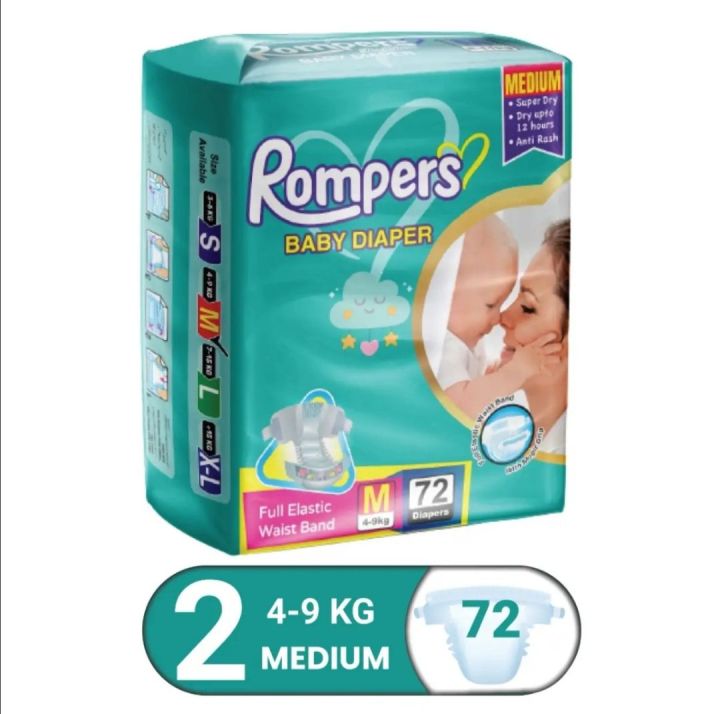 Rompers%20Baby%20Diapers%20Size%20M%203%2072%20Pcs%20-%20Image%203