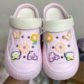 New Premium EVA Rubber High Heel Crocs With Cute Charms Ultra Comfortable & Durable Cushioned For Girls & Ladies.