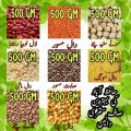 Pack Of (8) 500 Grams pack.Lal Lobia,Dall Masoor,safat Channy,mash Dall,Sabat masoor,mong Dall,Kelly chany,Dall Chana.. 