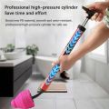 New High Pressure Toilet Unblock One Shot Toilet Pipe Plunger Silicone Quickly Unblock Household Toilet Sewer Dredging Plunger.
