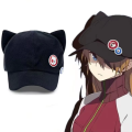 Shikinami Asuka Rangure Cat Ear EVA Hat Girls Cute Cap Anime Baseball Caps Cosplay Langley Soryu Accessories Party.