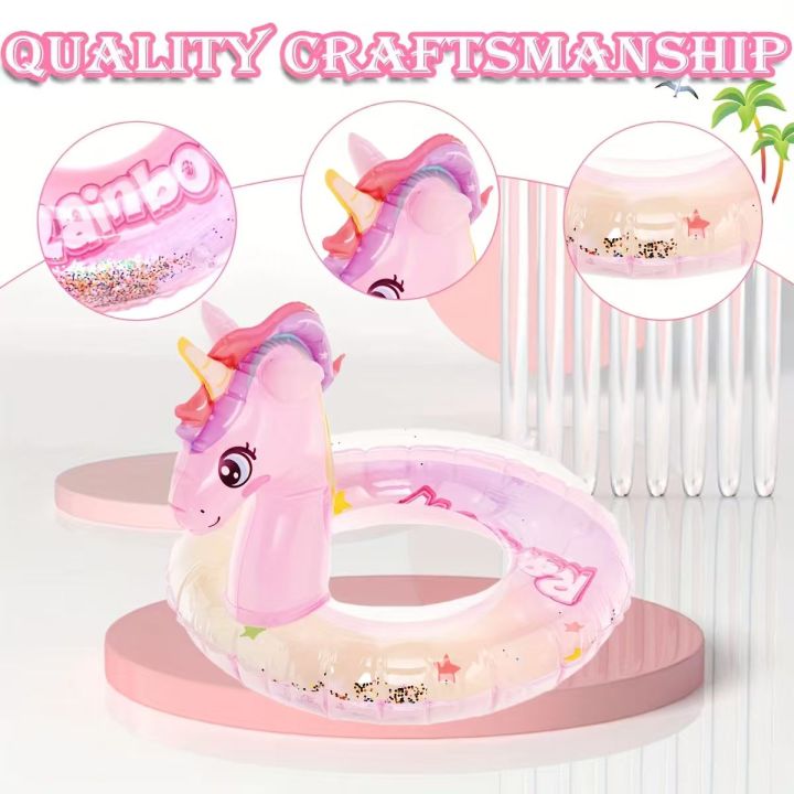 1pc%20Inflatable%20Rainbow%20Unicorn%20Pool%20Float%20%E2%80%93%20Glitter%20Design%20for%20Pools,%20Beaches%20&%20Summer%20Parties%20-%20Image%203