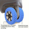 8 pcs upgraded and thickened luggage wheel protection set, wheel repair set, trailer luggage wheel mute set.