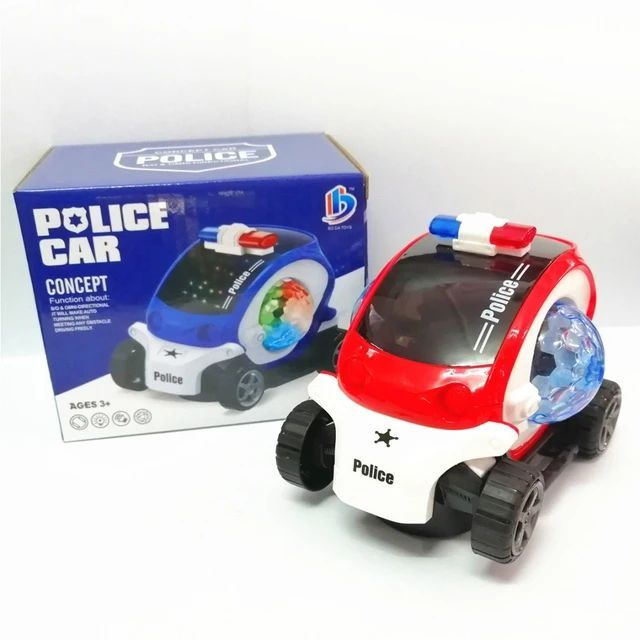 Electric LED Flashing Light Car With Siren Sound For Kids Toy Durable and Safe Toy For Kids