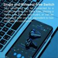 M19 TWS Glass Door Wireless Earbuds 5.1 Bluetooth Headphones Touch Control. 